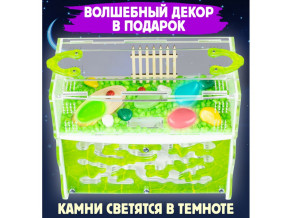 Муравьиная ферма  «Зеленый лист» 17*9*15 см