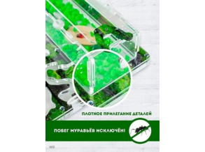Муравьиная ферма с муравьями, формикарий, большая 19,5*24,5,5,3 см
