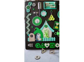 Бизиборд 60*80 см зеленый Smart Temple