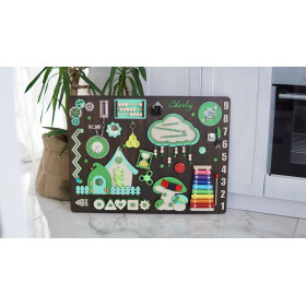 Бизиборд 60*80 см зеленый Smart Temple ChiDe