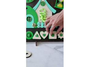 Бизиборд 60*80 см зеленый Smart Temple