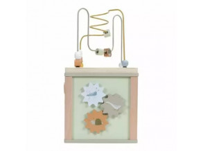 Деревянный игровой куб Little Goose Mint 40х20х20 см, манипуляционная доска для детей от 1,5 лет, ChiDe