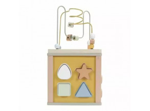 Деревянный игровой куб Little Goose Mint 40х20х20 см, манипуляционная доска для детей от 1,5 лет, ChiDe