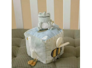 Мягкий развивающий кубик Little Goose 15х15х15 см, бизикубик для малышей с рождения, ChiDe