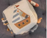 М'який розвиваючий кубик Sailors Bay 15х15х15 см, бізікубик для малюків з народження, ChiDe