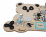 Деревянная манипуляционная доска Teddy Bear PREMIUM 40х60х12 см, развивающий бизиборд для детей от 3 лет, ChiDe