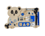 Деревянная манипуляционная доска Teddy Bear PREMIUM 40х60х12 см, развивающий бизиборд для детей от 3 лет, ChiDe