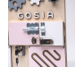 Деревянная манипуляционная доска Gosia 50х39х12 см, развивающий бизиборд для детей от 3 лет, ChiDe