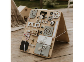 Двусторонняя манипуляционная доска Woobiboard PREMIUM, 2 доски 50 см х 62,5 см, ChiDe