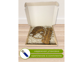 Ключниця в передпокій дерев'яна "Рибалка" 36х30 см ChiDe