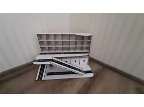 Детский паркинг с дерева с гаражами, площадка для вертолета, фанерный паркинг для машин